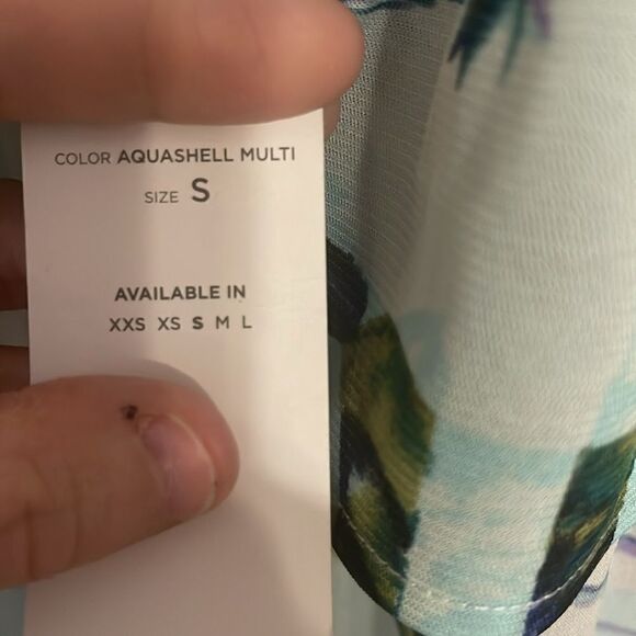 BCBGenerationFloral Sheer  Blouse  NWT  Small - Picture 6 of 11